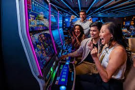 Philippines player spinning a video slot on a mobile phone at nexus88